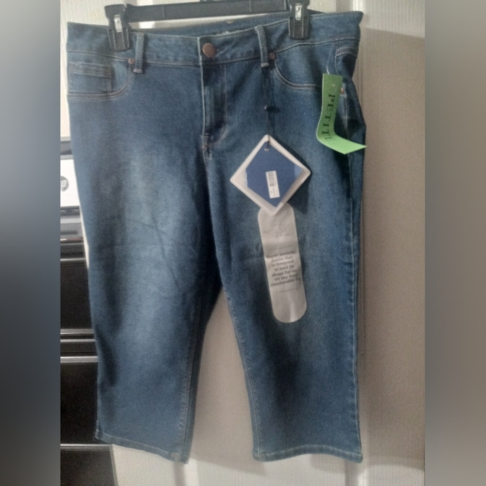 A3 Design Denim Capri Jorts